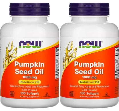 NOW Supplements, Pumpkin Seed Oil 1000 mg, Cold Pressed, 200 Softgels