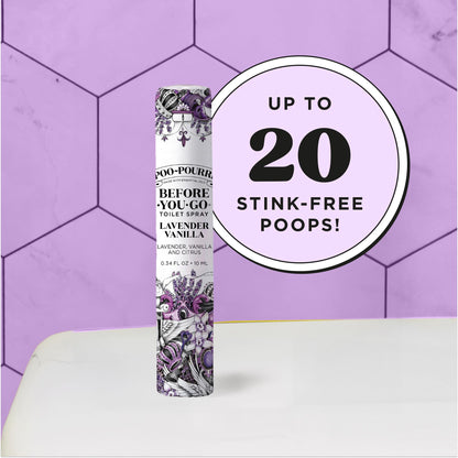 Poo-Pourri Before-You-Go Toilet Spray, Lavender Vanilla, 2 Fl Oz