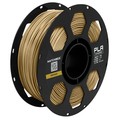 HATCHBOX 1.75mm White PLA 3D Printer Filament, 1 KG Spool, Dimensional Accuracy +/- 0.03 mm, 3D Printing Filament