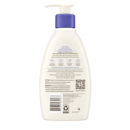 Aveeno Stress Relief Moisturizing Body Lotion, Lavender Scent, 33 fl. oz