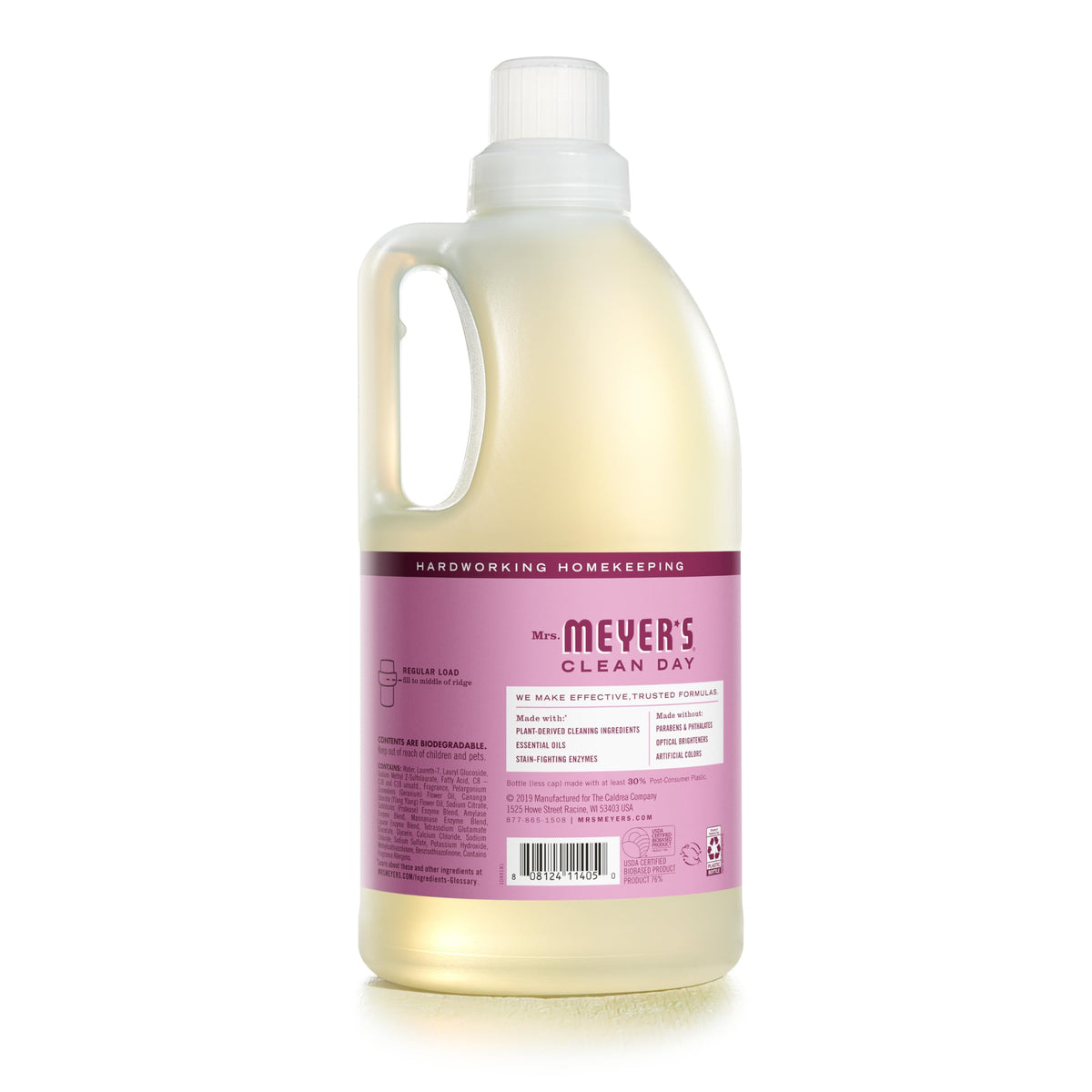 MRS. MEYER'S CLEAN DAY Laundry Detergent, Lavender, 64 fl oz