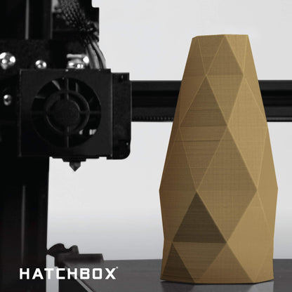 HATCHBOX 1.75mm White PLA 3D Printer Filament, 1 KG Spool, Dimensional Accuracy +/- 0.03 mm, 3D Printing Filament