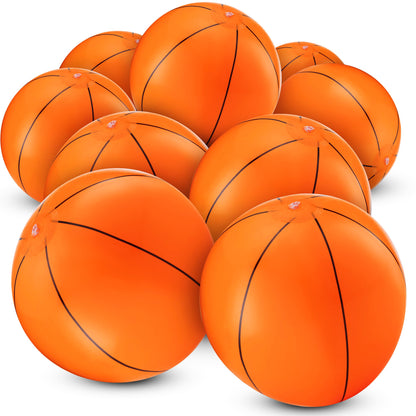12-Pack Inflatable Soccer Balls 16-inch, Soccer Party Beach Balls Bulk