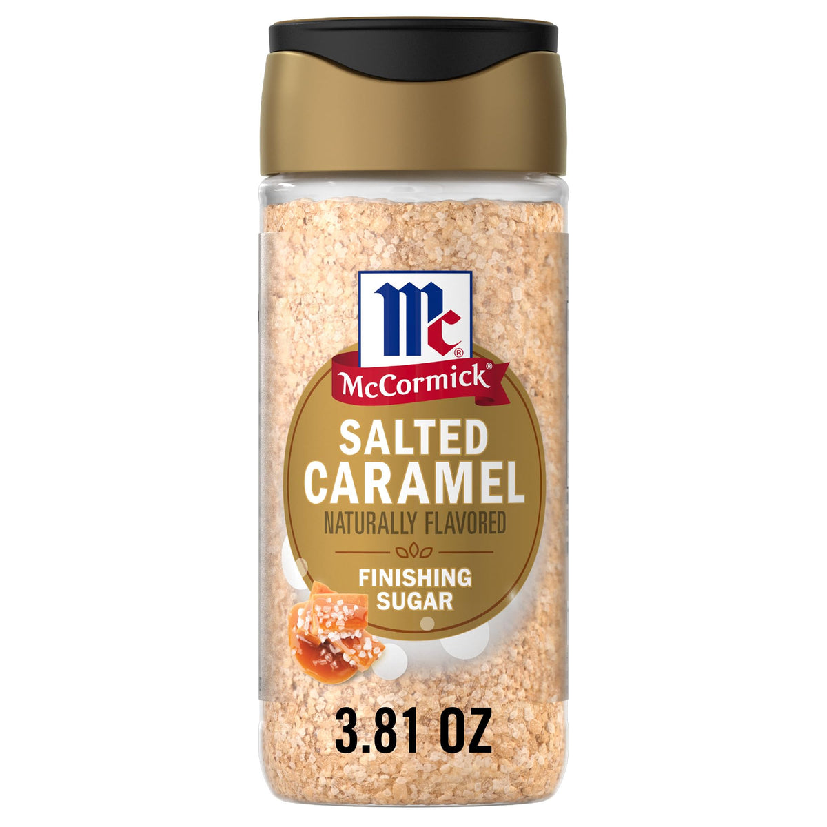 McCormick Finishing Sugar, Pumpkin Spice, Limited Edition, Sweet Blend of Warm Pumpkin Spices, The Perfect Finish for Cookies, Muffins, Pancakes, Bread, and More, 3.66 oz