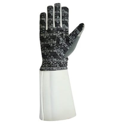 Fencing Glove High Performance Padded, Washable Amara Synthetic Leather, Real Leather for Foil, Epee & Saber, Silicoated Palm Back Neoprene Padded, 350N Cuff Protective Glove.