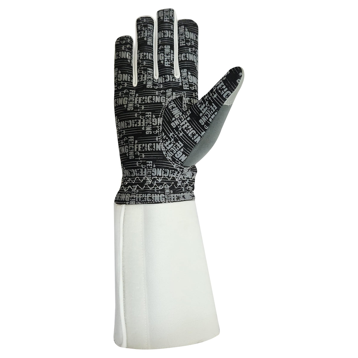 Fencing Glove High Performance Padded, Washable Amara Synthetic Leather, Real Leather for Foil, Epee & Saber, Silicoated Palm Back Neoprene Padded, 350N Cuff Protective Glove.