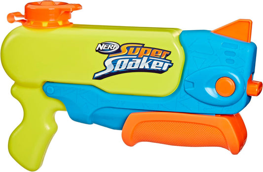NERF Super Soaker Wave Spray Water Blaster, Wild Wave Soakage, Nozzle Moves to Create Wavy Stream, Outdoor Games and Water Toys