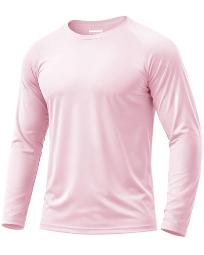 Boladeci Men's UPF 50+ Sun Protection UV SPF Shirts Long Sleeve Lightweight Quick Dry Swim T-Shirts Rash Guard