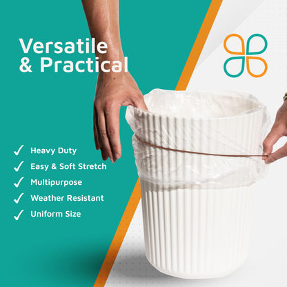 PlasticMill Rubber Bands - #33 Size - Red Rubberbands - 1LB/500 Count