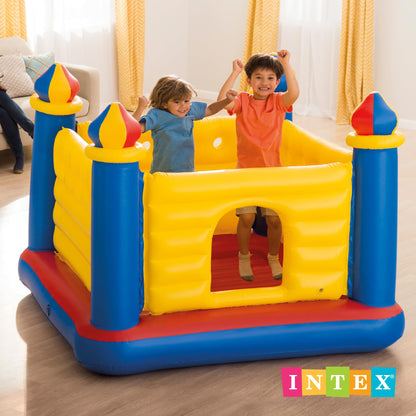 INTEX Jump-O-Lene Inflatable Trampoline Bounce House for Kids Ages 3-6