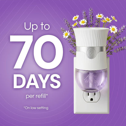 Air Wick Plug In Refills, Lavender & Chamomile, Essential Oils,10 count