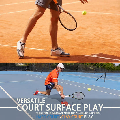 INSUM Tennis Balls, Extra Duty Practice Tennis Balls with Mesh Bag