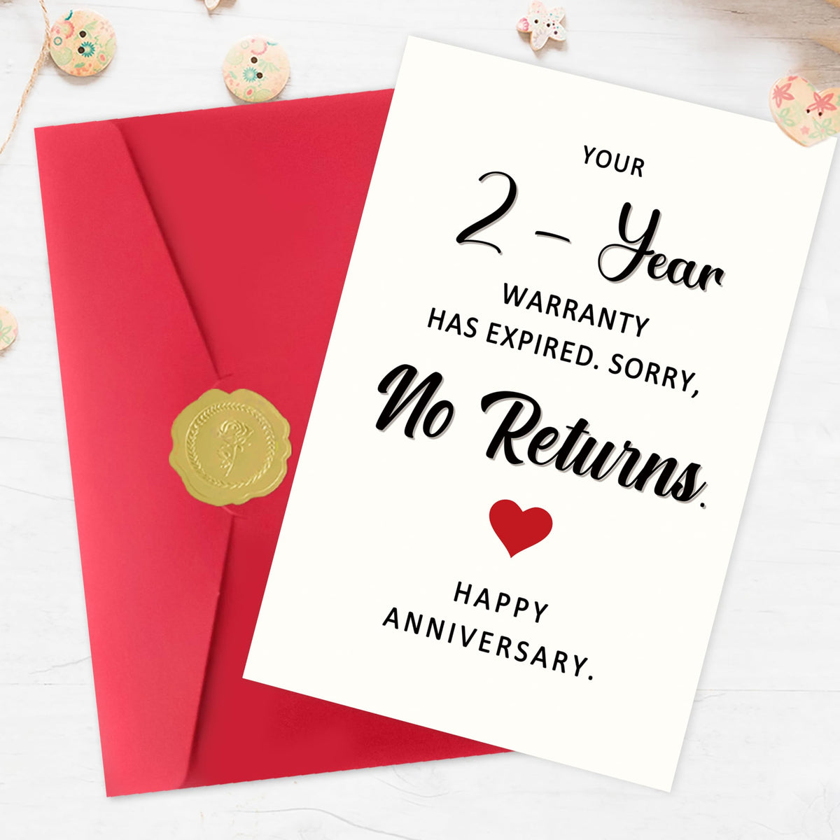 Funny 1st Anniversary Card, Anniversary Card Gifts for Men Women