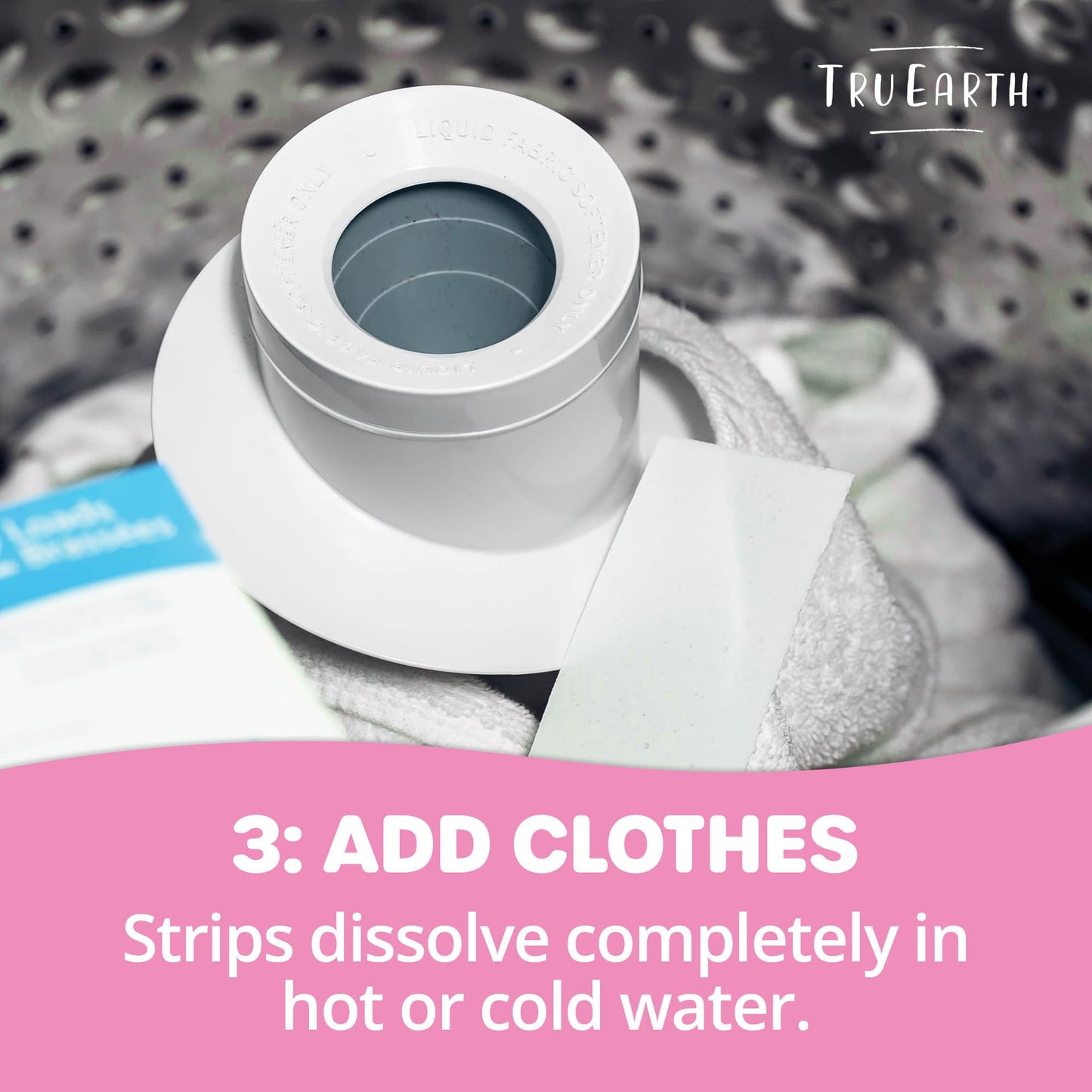 Tru Earth Compact Dry Laundry Detergent - Up to 128 Loads (64 Sheets) - Paraben-Free - Original Eco-Strip Liquidless Detergent, Travel - Fresh Linen | Packaging May Vary