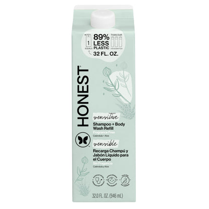 The Honest Company Shampoo & Body Wash, Tear-Free, Lavender Calm, 10 fl oz