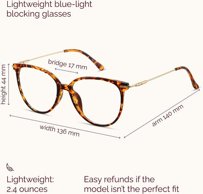 Gaoye Round Blue Light Blocking Glasses