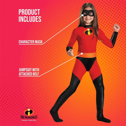 Disguise The Incredibles Violet Classic Costume, Official The Incredibles Costume for Girls, Small (4-6x)