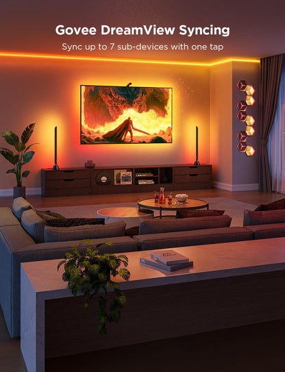 Govee TV Backlight 3 Lite, 11.8ft LED Strip Lights Sync with 55-65 Inch TVs