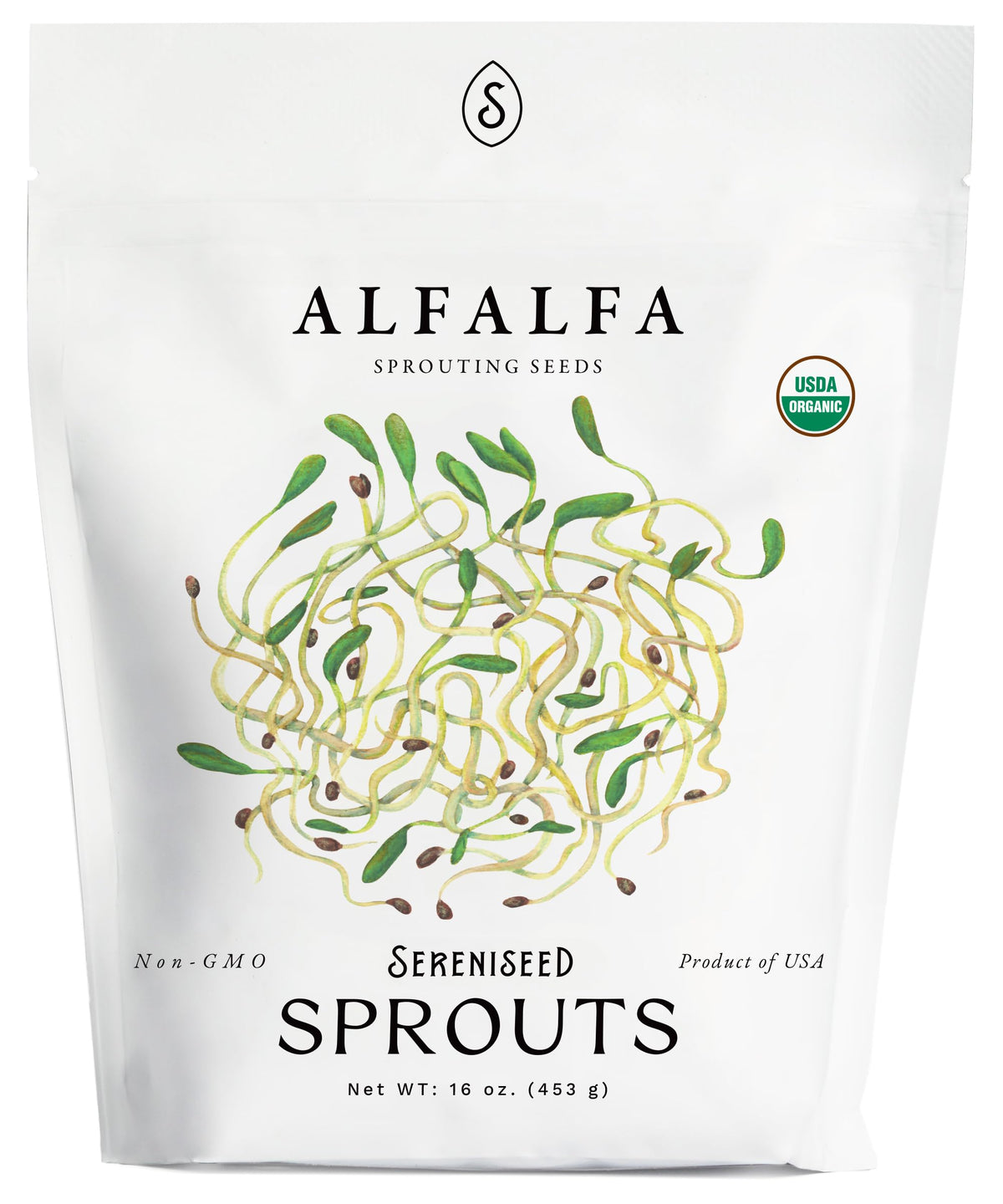 Organic Broccoli Sprout Seeds (8 oz) – Non-GMO, Heirloom Seeds for Sprouting and Microgreens