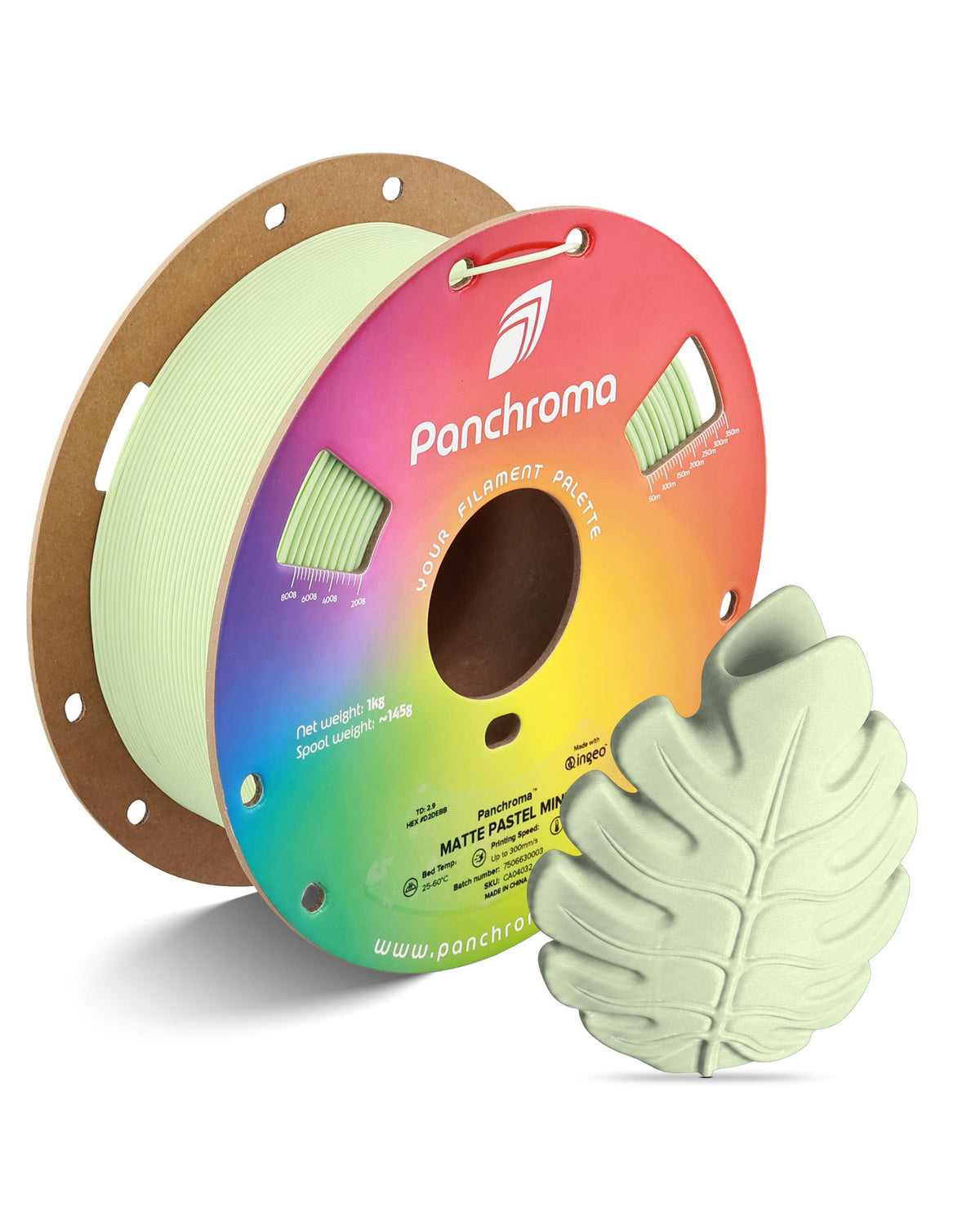 Polymaker Panchroma Matte PLA Filament 1.75mm, 1kg, Charcoal Black