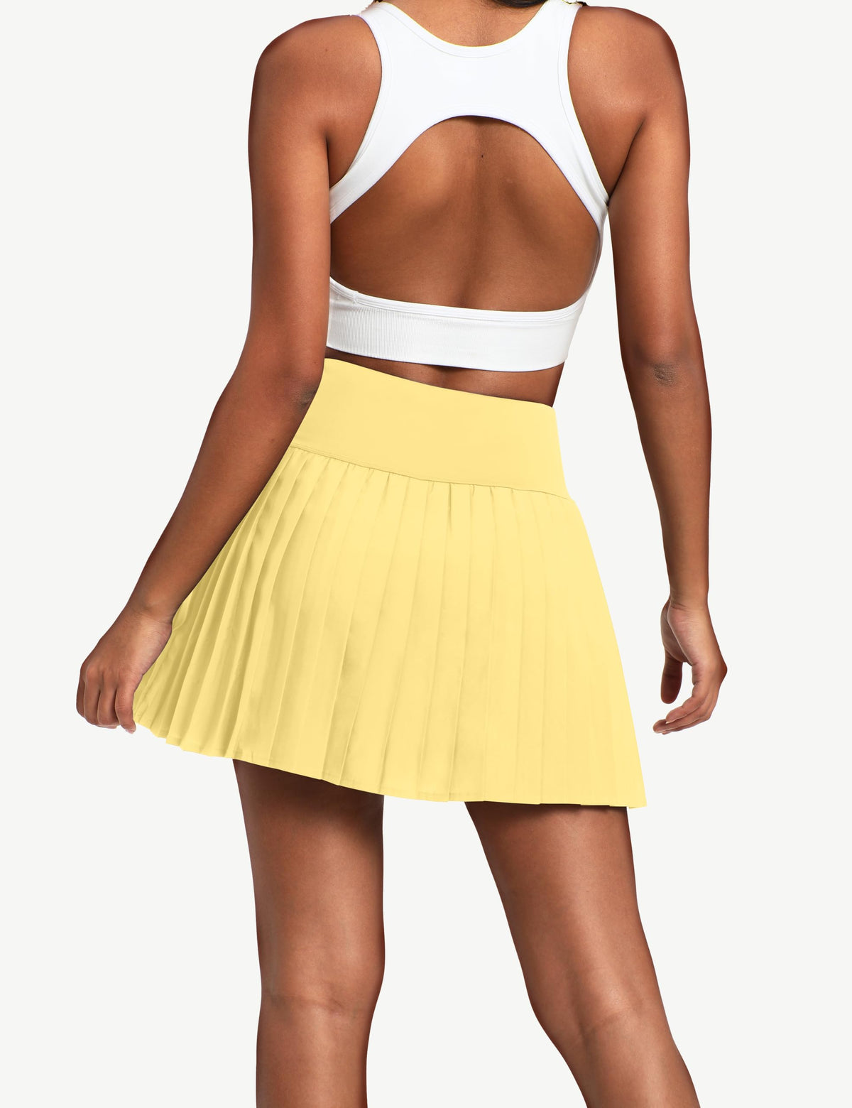 Alaroo Pleated Tennis Skirt for Women with Pockets Shorts Skort