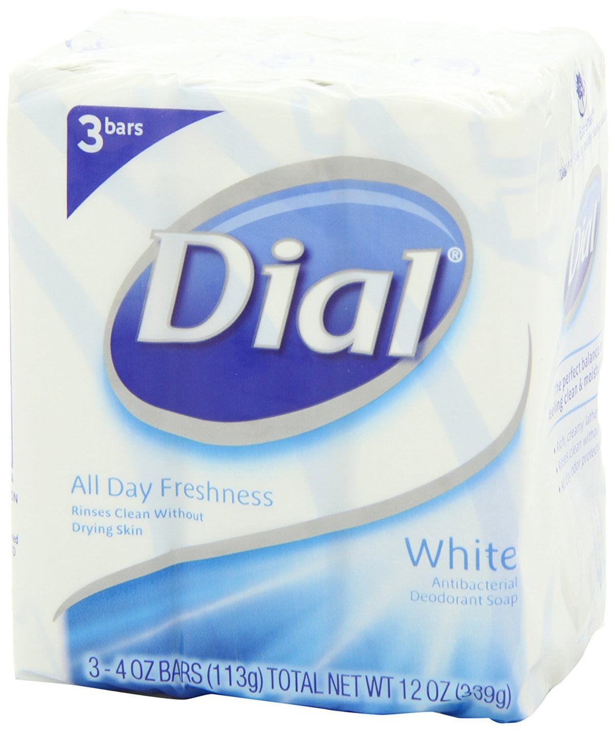Dial Antibacterial Bar Soap, Calm & Soothe Lavender & Jasmine Deodorant Bar, 4oz (8 Bars)