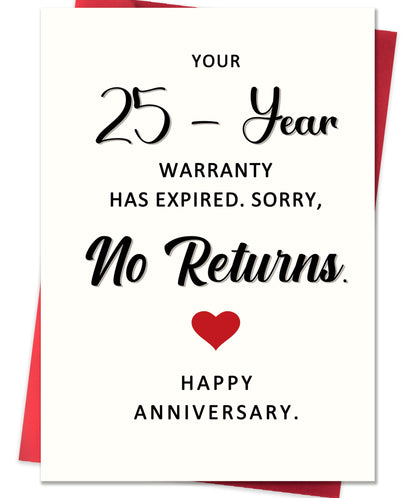 Funny 1st Anniversary Card, Anniversary Card Gifts for Men Women