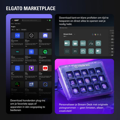 Elgato Stream Deck MK.2 Studio Controller, 15 Macro Keys