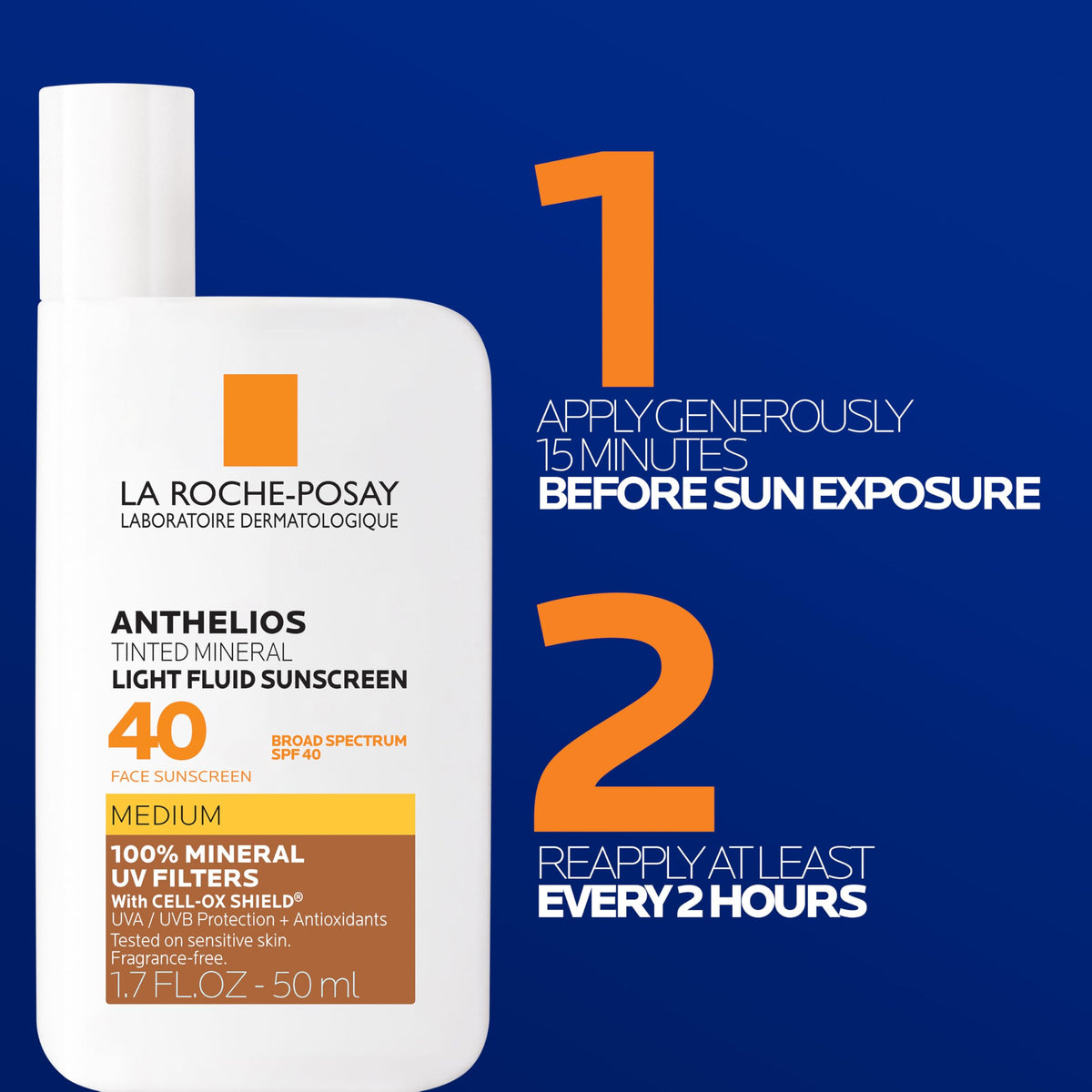 La Roche-Posay Anthelios Mineral Light Fluid Sunscreen for Face
