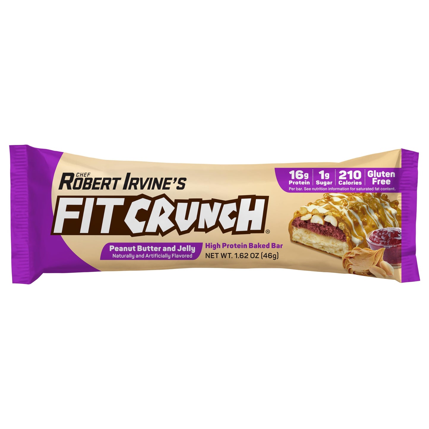 FITCRUNCH Snack Size Protein Bars, 6-Layer Baked Bar, 3g of Sugar, Gluten Free & Soft Cake Core (9 Count, Flavor Lovers)