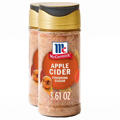 McCormick Finishing Sugar, Pumpkin Spice, Limited Edition, Sweet Blend of Warm Pumpkin Spices, The Perfect Finish for Cookies, Muffins, Pancakes, Bread, and More, 3.66 oz
