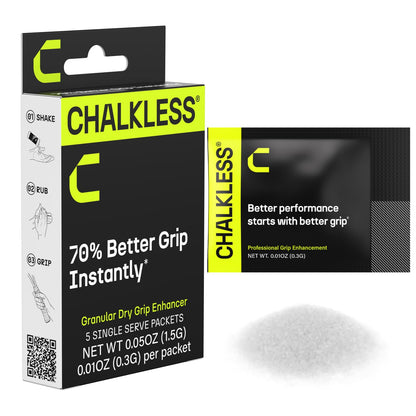 Chalkless Grip Enhancer - Premium Liquid Chalk Alternative & Less Mess Hand Chalk for Weightlifting, Powerlifting, Yoga, Gaming, Climbing, and More, Non-Toxic Long-Lasting & Reliable