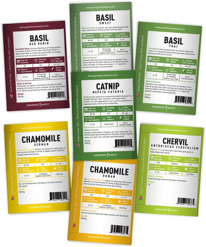 35 Medicinal & Culinary Herb Seeds Variety Pack – Heirloom Non-GMO Garden Kit for Indoor, Outdoor, or Greenhouse Growing – Apothecary, Tea & Cooking Herbs – Premium Gift for Gardeners & Homesteaders