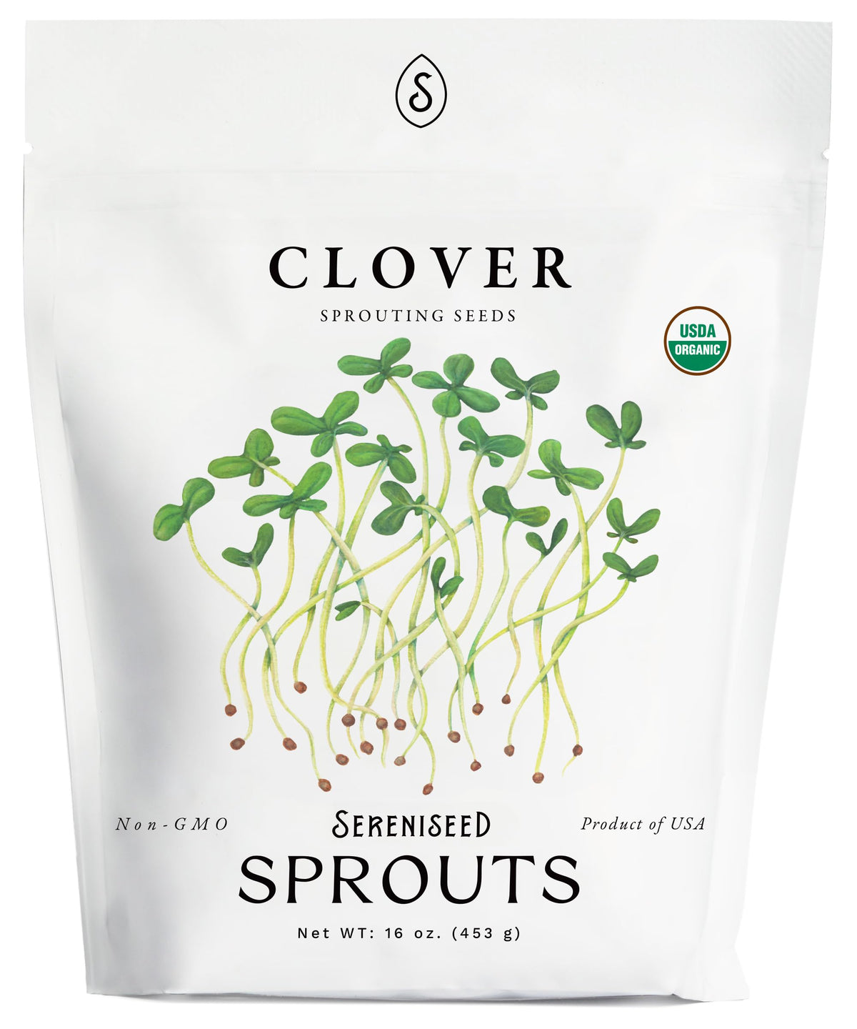 Organic Broccoli Sprout Seeds (8 oz) – Non-GMO, Heirloom Seeds for Sprouting and Microgreens