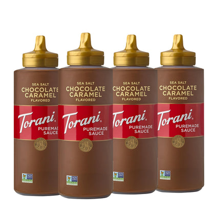 Torani Puremade Sauce, Pumpkin Pie, Squeeze Bottle, 16.5 Ounces