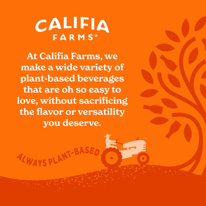 Califia Farms - Pumpkin Spice Oat Barista Blend Oat Milk, 32 Oz, Shelf Stable, Dairy Free, Plant Based, Vegan, Gluten Free, Non GMO, High Calcium, Milk Frother, Creamer, Oatmilk