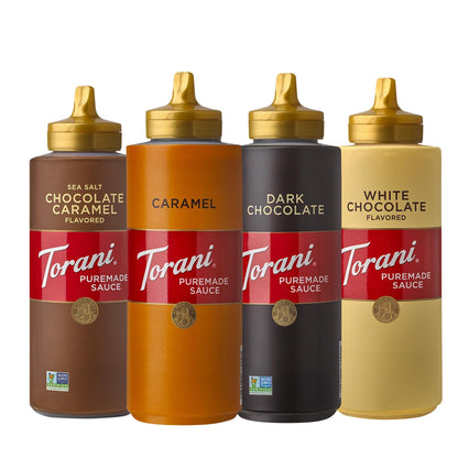 Torani Puremade Sauce, Pumpkin Pie, Squeeze Bottle, 16.5 Ounces