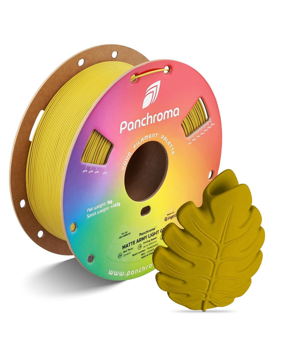 Polymaker Panchroma Matte PLA Filament 1.75mm, 1kg, Charcoal Black