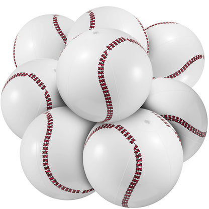 12-Pack Inflatable Soccer Balls 16-inch, Soccer Party Beach Balls Bulk