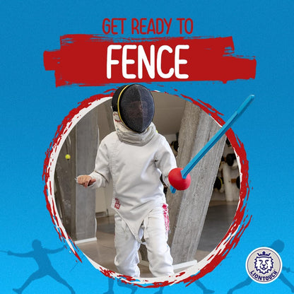 Foam Fencing Sword | Épée/Foil Training Weapon, 31.5 in