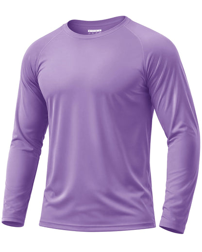 Boladeci Men's UPF 50+ Sun Protection UV SPF Shirts Long Sleeve Lightweight Quick Dry Swim T-Shirts Rash Guard