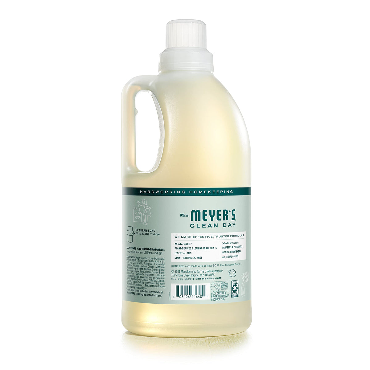 MRS. MEYER'S CLEAN DAY Laundry Detergent, Lavender, 64 fl oz