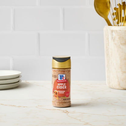McCormick Finishing Sugar, Pumpkin Spice, Limited Edition, Sweet Blend of Warm Pumpkin Spices, The Perfect Finish for Cookies, Muffins, Pancakes, Bread, and More, 3.66 oz