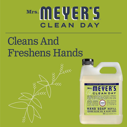 Mrs. Meyer's Clean Day, Hand Soap Refill, Lavender Scent, 33 Fl Oz