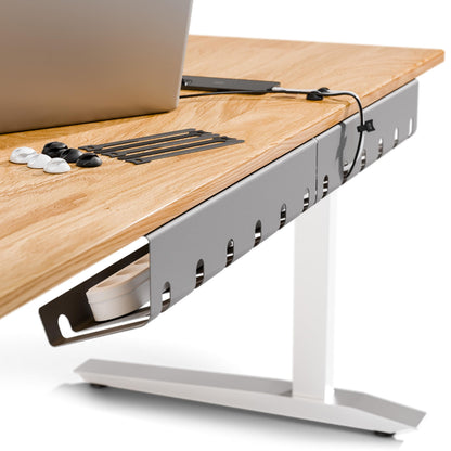 PAMO Cable Management Under Desk, Set of 2 - Black