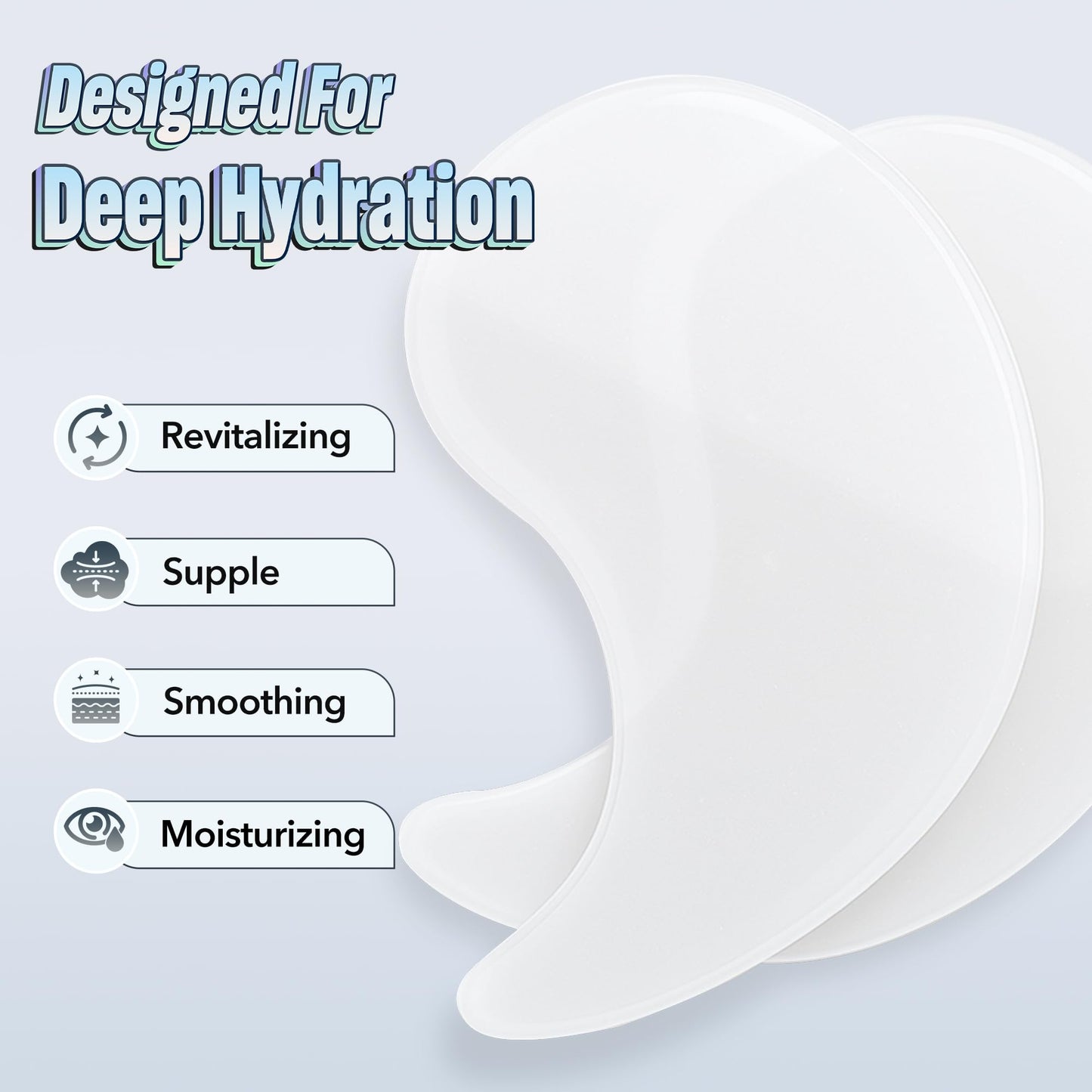 24K Gold Under Eye Patches - 60 Pack for Puffy Eyes, Dark Circles, Bags & Wrinkles with Collagen & Hyaluronic Acid - Eye Care Pads for Daily Skincare (Gold)