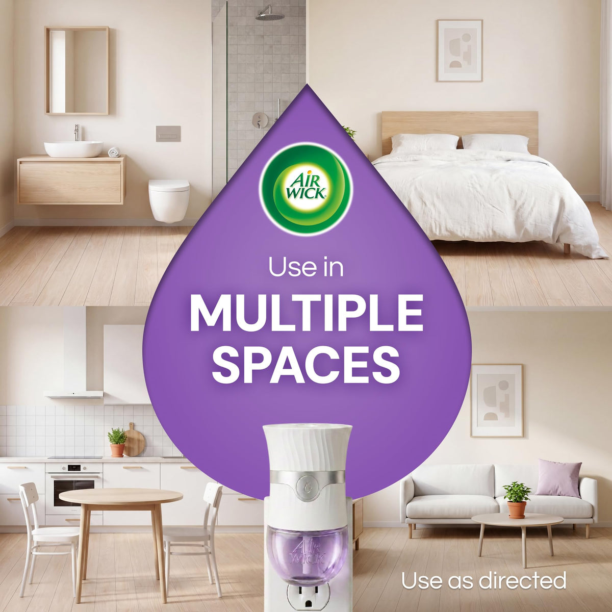 Air Wick Plug In Refills, Lavender & Chamomile, Essential Oils,10 count