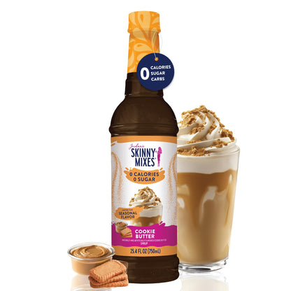Jordan's Skinny Mixes Pumpkin Caramel Coffee Syrup, 25.4 fl oz