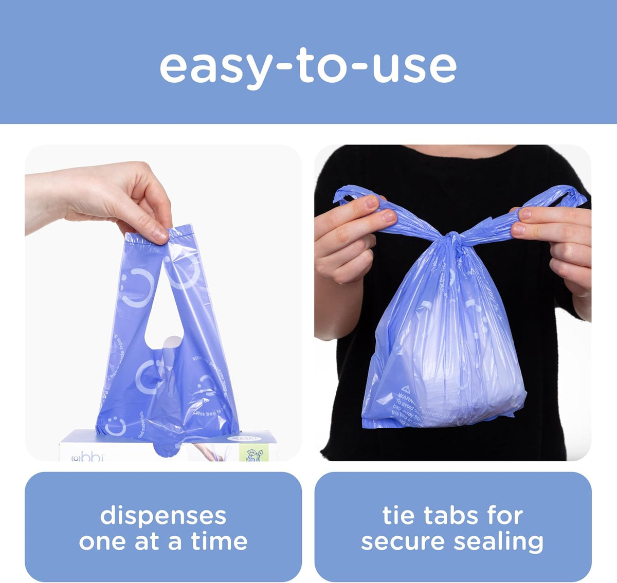 Ubbi Disposable Baby Diaper Sacks, Lavender Scented, 200 Count