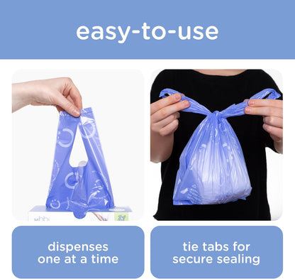 Ubbi Disposable Baby Diaper Sacks, Lavender Scented, 200 Count